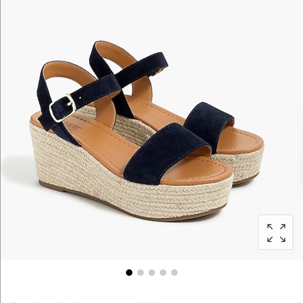 Jcrew platform sandals. Never worn